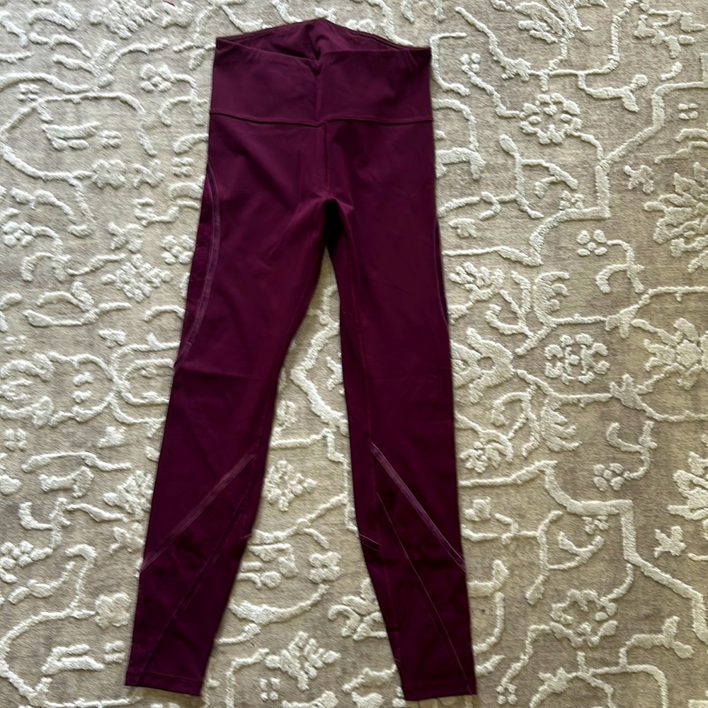 LULULEMON TIGHTS MAROON